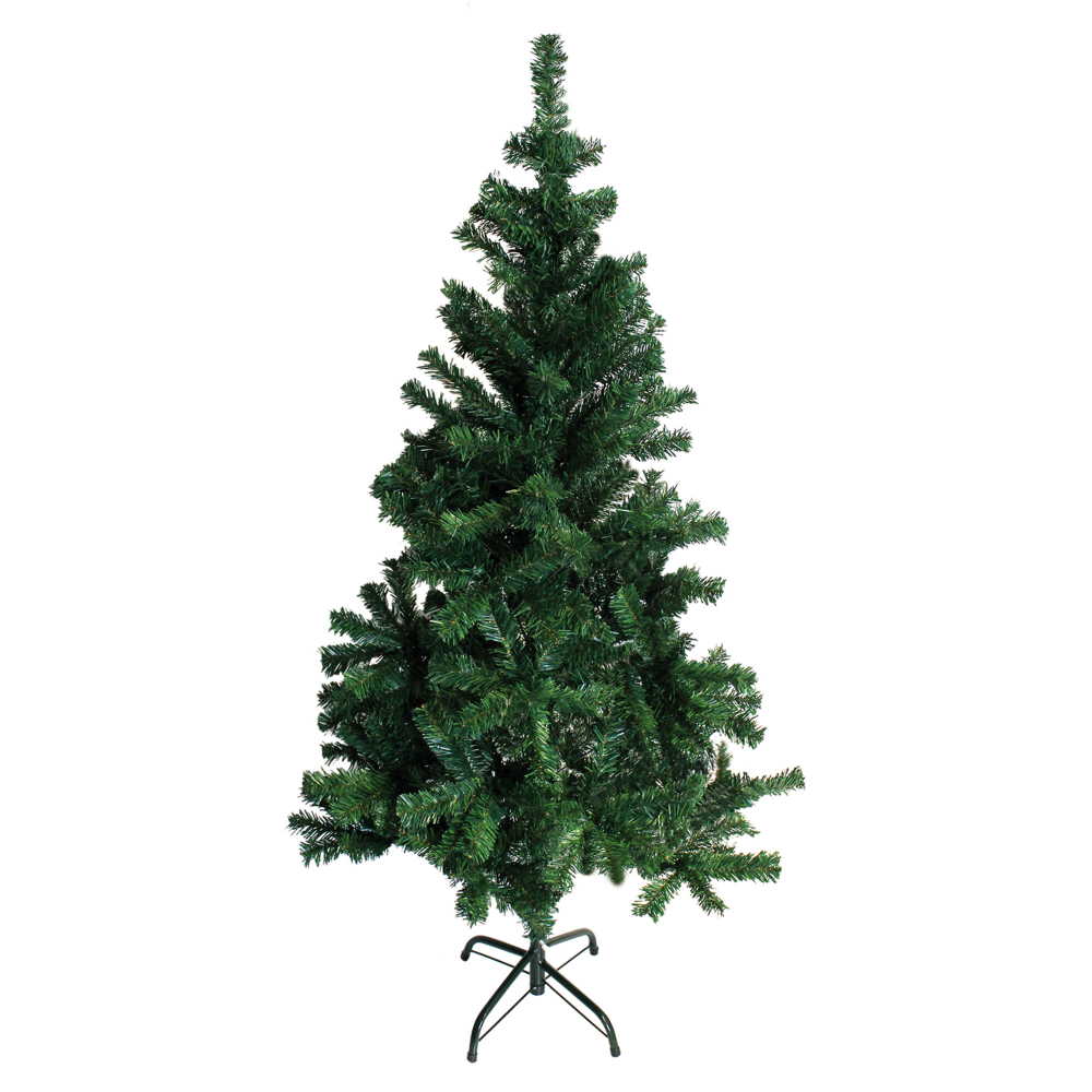 Umělý vánoční stromek 120 cm zelený s kovovým stojanem